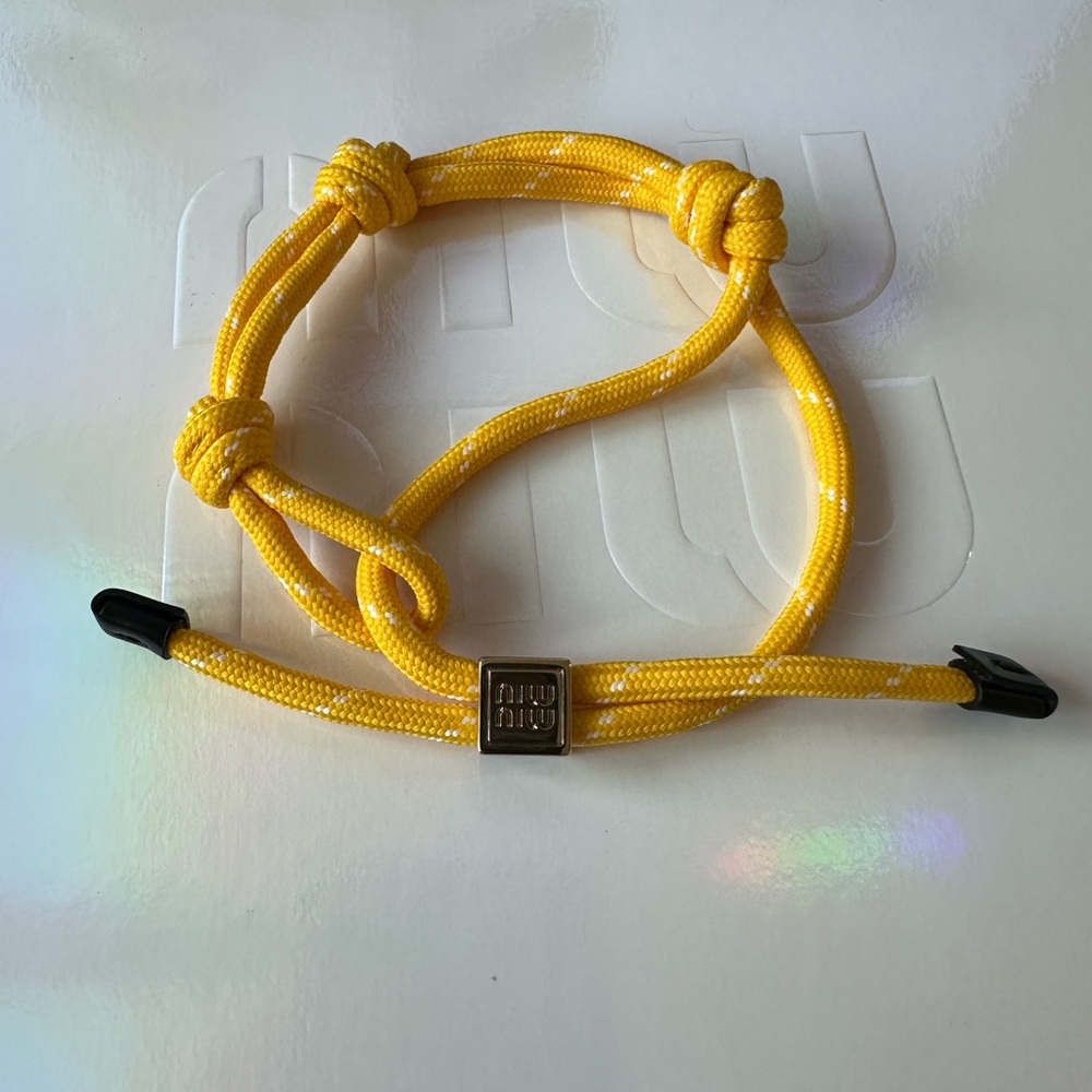 Miu Miu Cord Bracelet